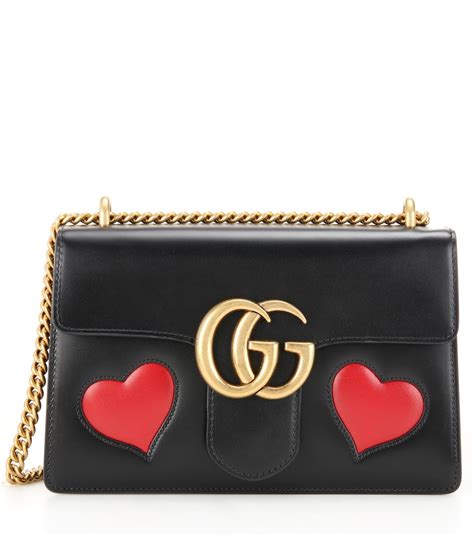 gucci gg marmont heart bag